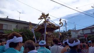 2018年茅ケ崎高田熊野神社例大祭神輿渡御