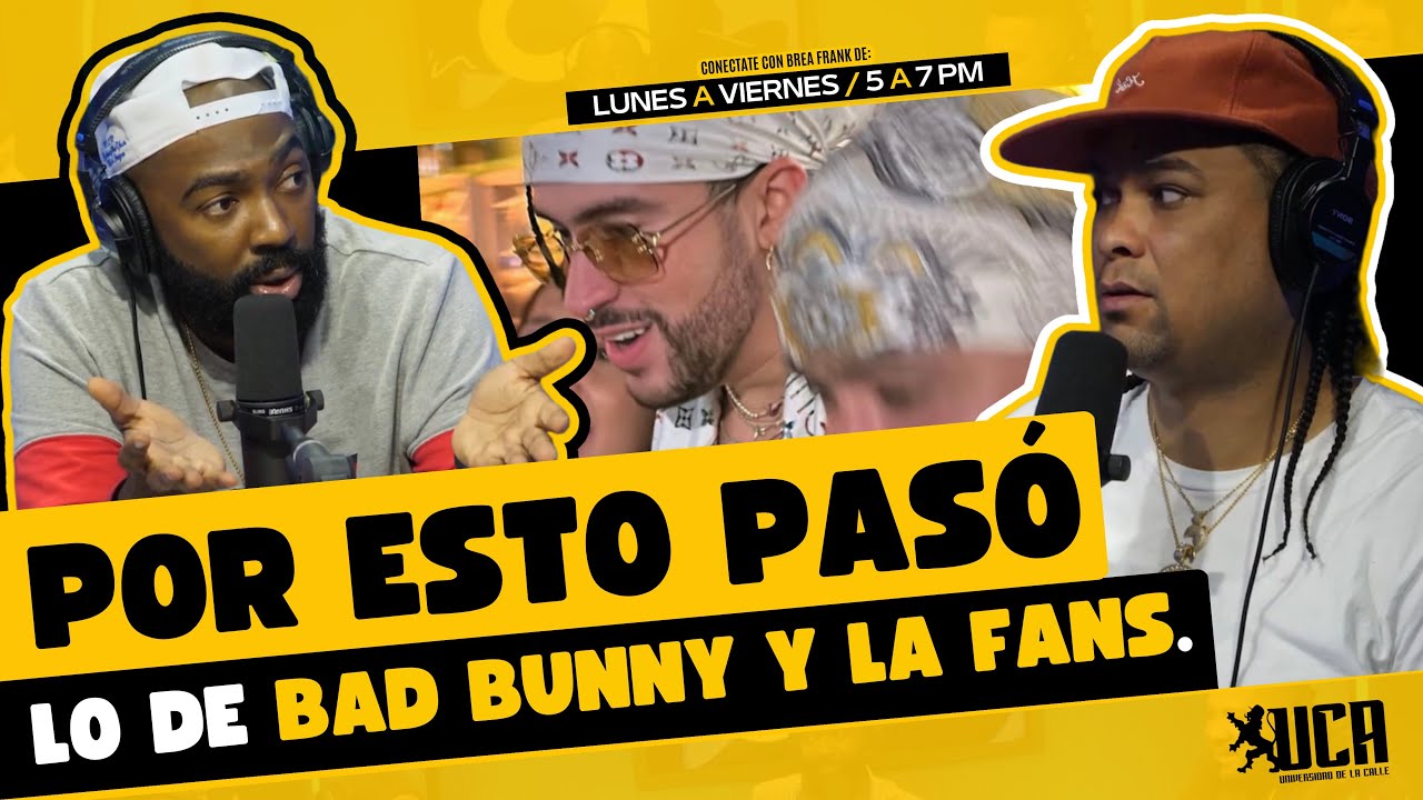 La Razón Por La Que BAD BUNNY LANZÓ EL CELULAR De La Fanática - LA ...