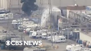 Dangerous conditions remain at California chemical leak site, officials say