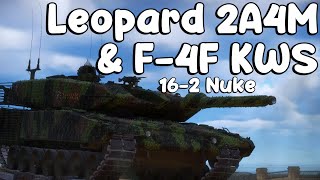 Leopard 2A4M \u0026 F-4F KWS 16-2 Nuke. It Is Fun To Bait Pantsir Radars With Zuni's