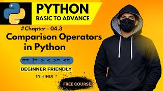 "Python Comparison Operators Complete Tutorial - Hindi Me! #operators #pythondeveloper #programming
