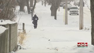 Delivering mail in a cold snap