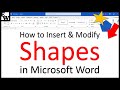 How to Insert and Modify Shapes in Microsoft Word (PC & Mac)