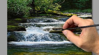 Painting a detailed waterfall | Episode 227