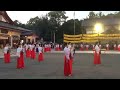 dance to devote to the war dead of hiroshima 広島護国神社 万灯みたま祭 「みこ踊り」①