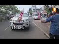 భారీ ర్యాలీగా జనసేన ప్రచార రథాలు janasena leader bandi ramkrishna car rally inews