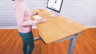 Bamboo Stand Up Desks with 1\