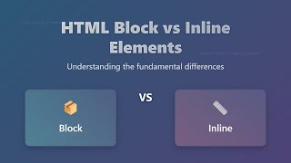 HTML Block vs Inline Elements: Explained for Beginners