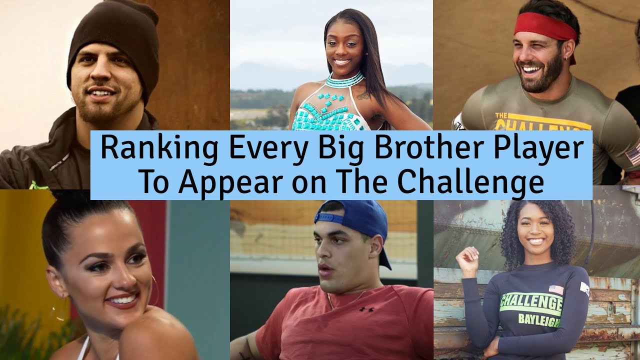 Ranking Every Big Brother Player To Appear On MTV's The Challenge - YouTube