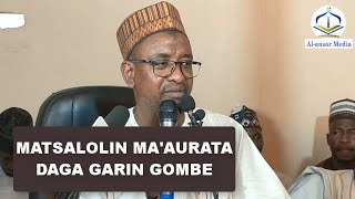 LECTURE AKAN MATSALOLIN MA'AURATA DAGA BCGA QUARTERS GOMBE STATE.