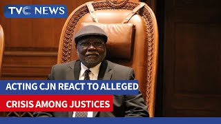 (VIDEO) Acting CJN Ariwoola Speaks On Alleged Crisis Among Justices of the Supreme Court