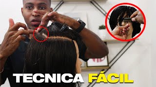 Con esta TÉCNICA aprendes a hacer un corte a tijera FÁCIL 🔥💈