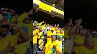 "The Ultimate Fan Experience: Mamelodi Sundowns Fill Up the Stadium Against Al Ahly"