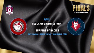 LIVE QAFL ELIMINATION FINAL - Redland-Victoria Point v Surfers Paradise