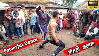 Powerful dance at numati baja || Nisikhole naumati baja || Burtibang panchebaja