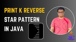K Reverse Star Pattern Program in Java || Java Pattern Programs || Coding Pills