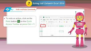 Digital Pathways Class 5 Chapter 7 Editing Cell Content in Excel 2016