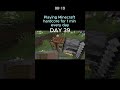 day 39 of playing minecraft hardcore for 1 min every day minecraft minecrafthardcore gaming