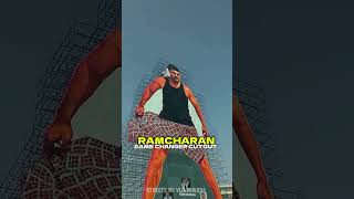 256 feet cutout in Vijayawada #ramcharan