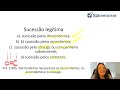 13.03.01. aula da ordem da vocação hereditária direito civil parte 1