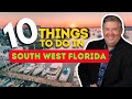 Things to do in SWFL like a dolphin tour or finding great stone crab!