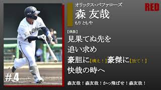 【新応援歌】オリックス・バファローズ 森友哉