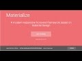 Material Css | Getting Start | Navigation Bar | Tutorial 360 | Part 2