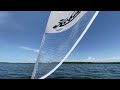 Sailing Hobie Passport 12.0 and fishing.