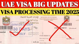 UAE Visa Update 1st Feb 2025 || Dubai Work Visa Latest Update || UAE Visit Visa Latest News