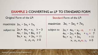 Lecture 6 - Simplex method: Introduction