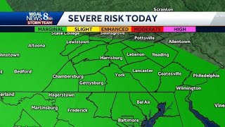 Central Pa. forecast: Susquehanna Valley under 'marginal' risk of severe weather