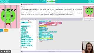 Code.org - CSD Unit 3, Lesson 9: Text - Interactive Animations and Games ('20-'21):