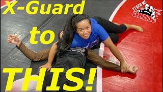 X-Guard Sweep to North-South!... On the spot!!