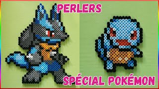 Réalisation d'un perler Lucario et d'un Carapuce