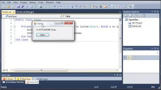 Visual Basic Tutorial 129 OpenFileDialog ‏