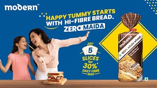 Modern 100% Whole Wheat Bread With Hi-Fibre and No Maida | Tamil