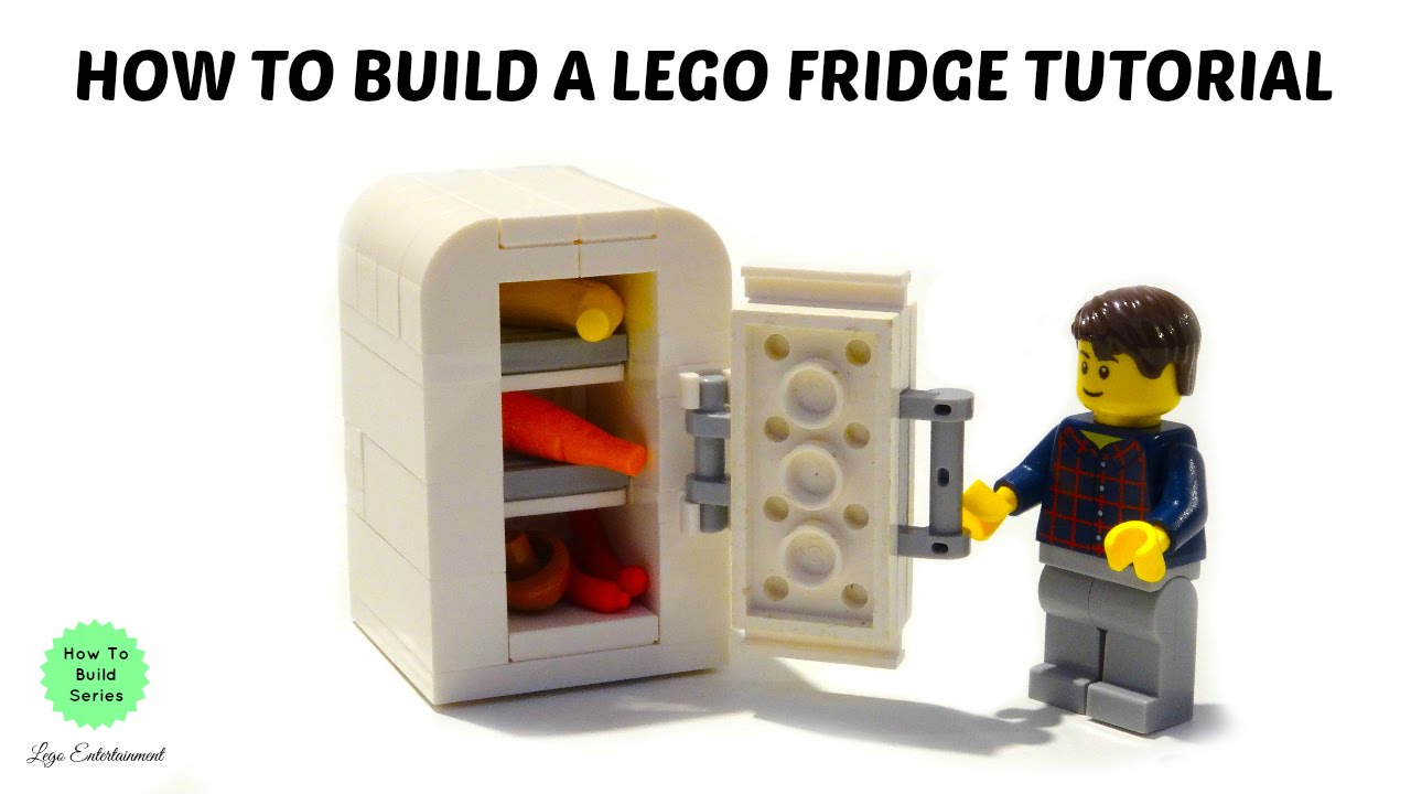 How To Build A Lego Fridge Tutorial Youtube