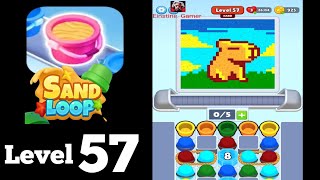 Sand Loop level 57 hard level Walkthrough Solution