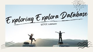 Using Explora Library Database