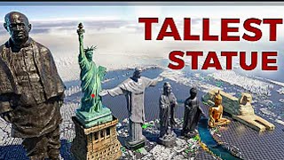TOP LARGEST STATUE IN INDIA || Tallest Statues || Tallest Statues size Comparison ||