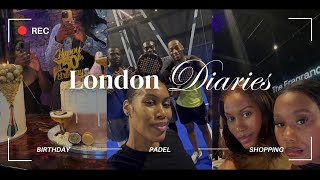 LONDON VLOG | ep. 1 what i got up to in July + August | padel + events + birthday + more