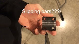 **BIKE HACK #1** How to fix slipping bars