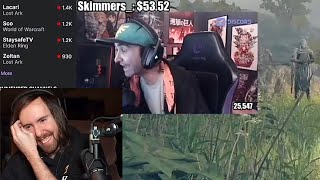 Asmongold reacts to Summit1g hating and quitting Elden Ring