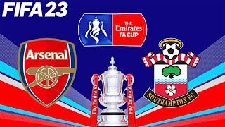 FIFA 23 | Arsenal vs Southampton - The Emirates FA Cup Final - PS5 Gameplay