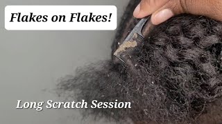 Super Dry Scalp with Flakes | Braid Takedown | (ASMR) No Music/Talking, Just Scratching | #6