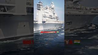 MEET INS VIKRAMADITYA 🇮🇳 🔥 | INDIAN NAVY 😈 | #indiannavy #Navy #insvikramaditya #shorts