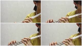 【フルート四重奏】中田喜直「ちいさい秋みつけた」【Flute quartet 】Yoshinao Nakada  Just a Little Autumn