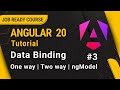 Angular 20 Tutorial for Beginners | Data Binding in angular | #3