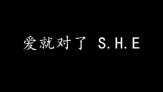 爱就对了 S.H.E (歌词版)