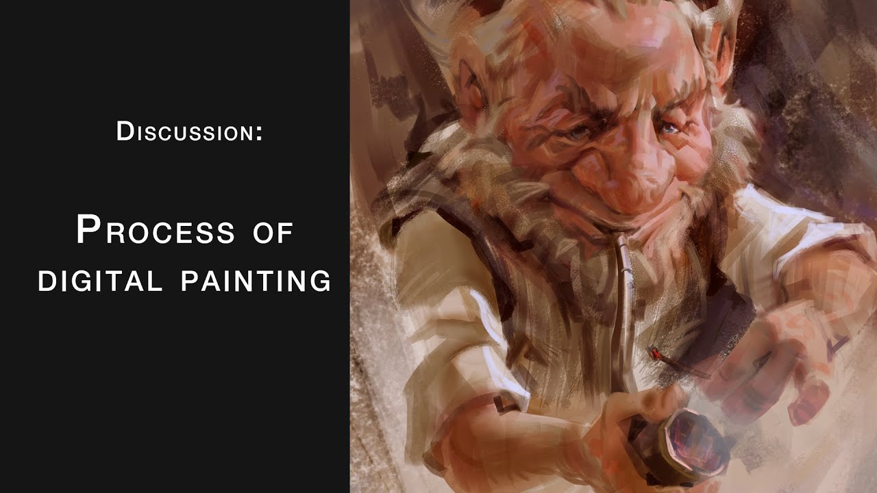 Process Of Digital Painting - YouTube